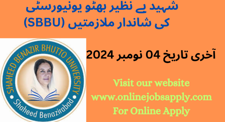 Shaheed Benazir Bhutto University Jobs 2024