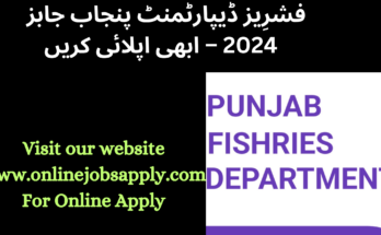 Fisheries Department Punjab Jobs 2024